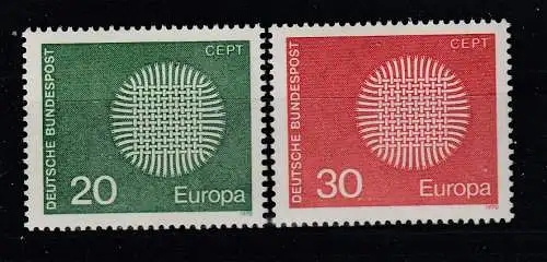 Bundesrep. Deutschland  Nr 620/21 Postfrisch / **
