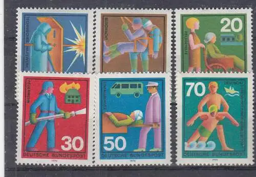 Bundesrep. Deutschland  Nr 629/34 Postfrisch / **