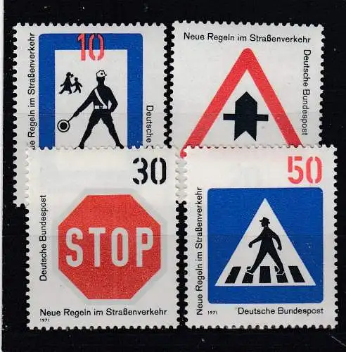 Bundesrep. Deutschland  Nr 665/68 Postfrisch / **