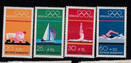Bundesrep. Deutschland  Nr 719/22 Postfrisch / **