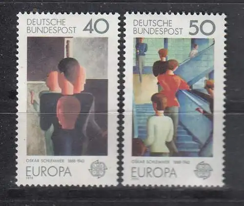 Bundesrep. Deutschland  Nr 840/41 Postfrisch / **