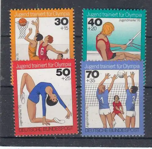 Bundesrep. Deutschland  Nr 882/85 Postfrisch / **