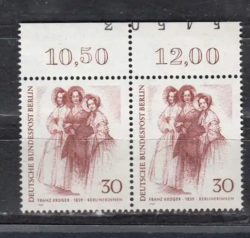 Bundesrep. Deutschland  Nr waag. Paar OR 336 Postfrisch / **