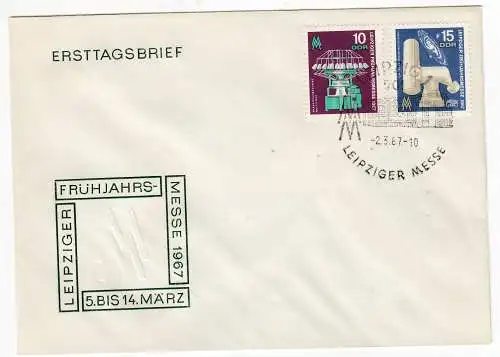 DDR  Nr FDC 1254/55