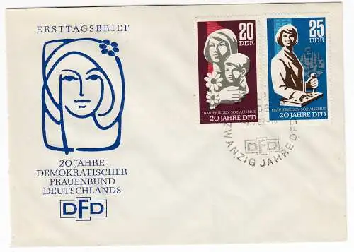 DDR  Nr FDC 1256/57