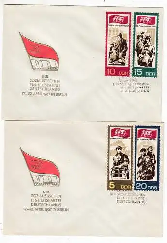 DDR  Nr FDC 1268/71