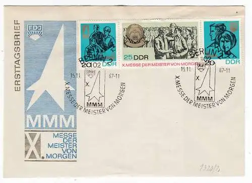 DDR  Nr FDC 1320/22