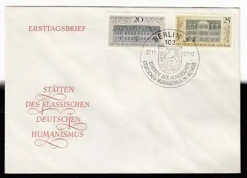 DDR  Nr FDC 1329/30