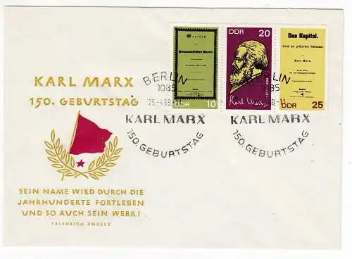 DDR  Nr FDC 1365/67A