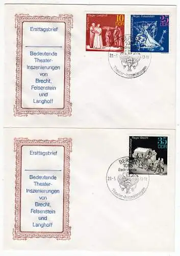 DDR  Nr FDC 1850/52