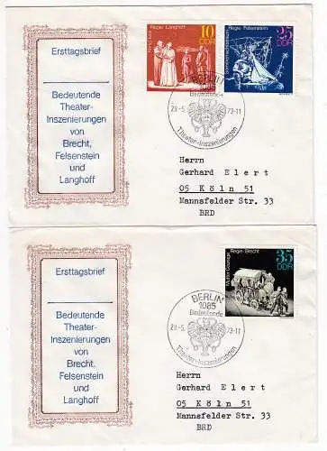 DDR  Nr FDC 1850/52