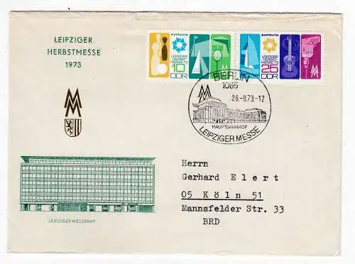 DDR  Nr FDC 1872/73