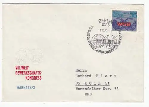DDR  Nr FDC 1885