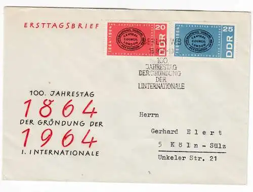 DDR  Nr FDC 1054/55