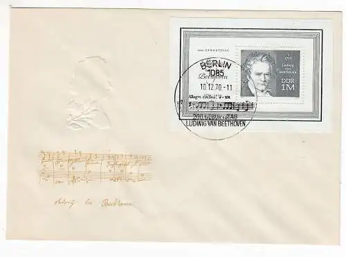 DDR  Nr FDC Block 33