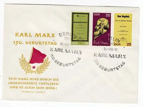 DDR  Nr FDC 1365/67A