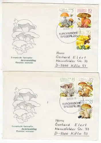 DDR  Nr FDC 2551/56