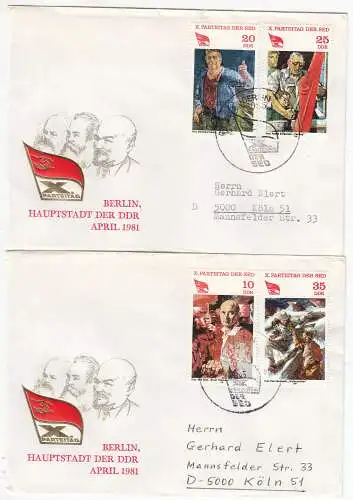 DDR  Nr FDC 2595/98