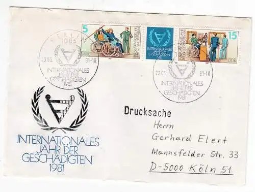 DDR  Nr FDC 2621/22