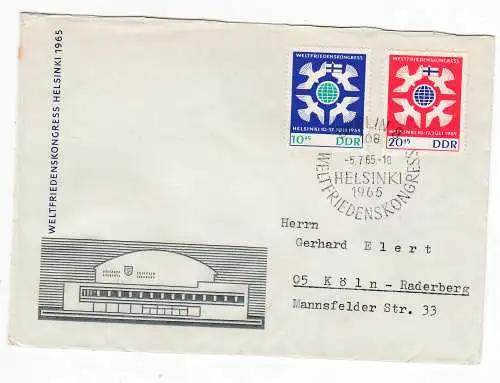 DDR  Nr FDC 1122/23