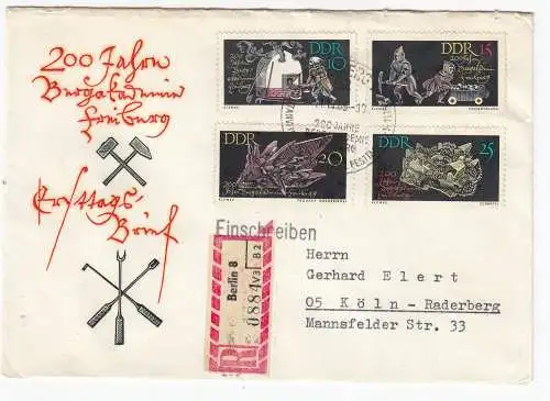 DDR  Nr FDC 1142/45