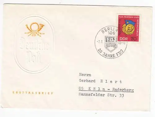 DDR  Nr FDC 1167