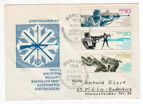 DDR  Nr FDC 1251/53