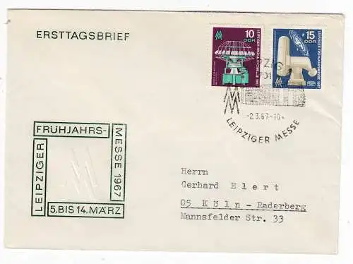 DDR  Nr FDC 1254/55