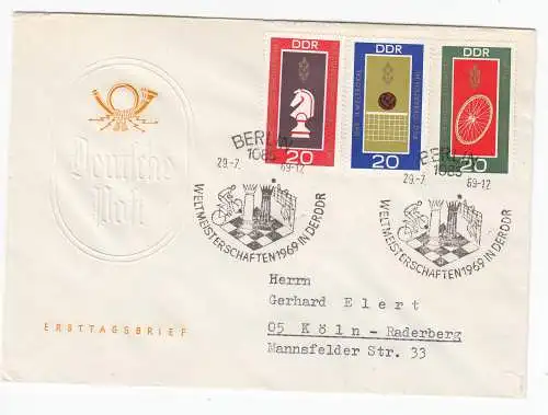 DDR  Nr FDC 1491/93