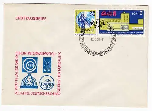DDR  Nr FDC 1573/74