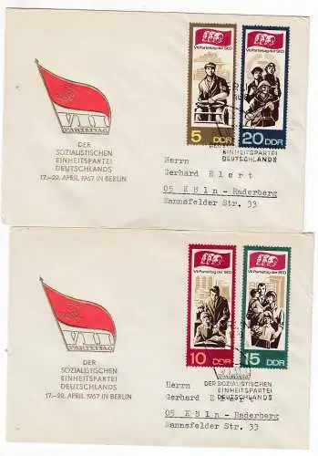 DDR  Nr FDC 1268/71