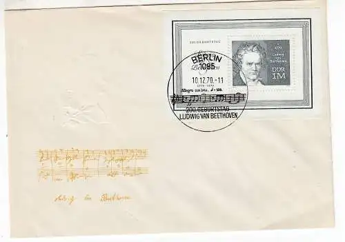 DDR  Nr FDC Block 33