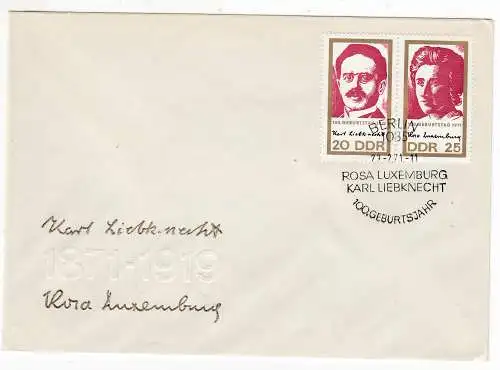 DDR  Nr FDC 1650/51