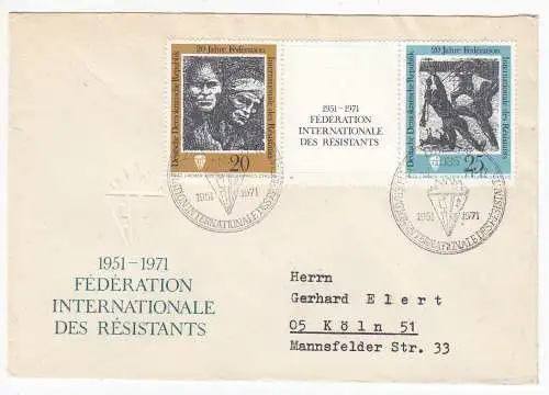 DDR  Nr FDC 1680/81