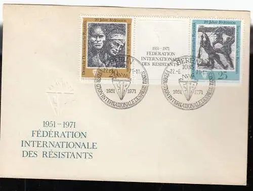DDR  Nr FDC 1680/81