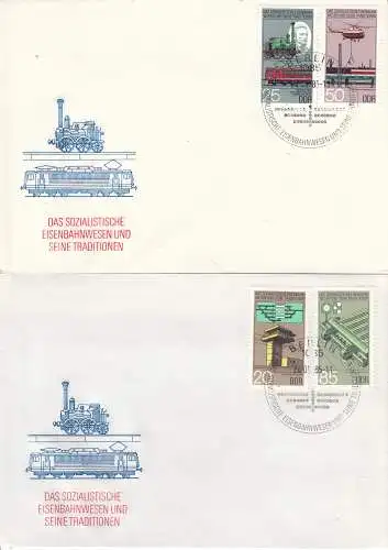 DDR  Nr FDC 2968/71