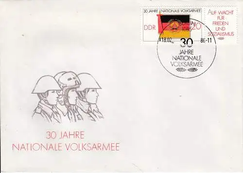 DDR  Nr FDC 3001