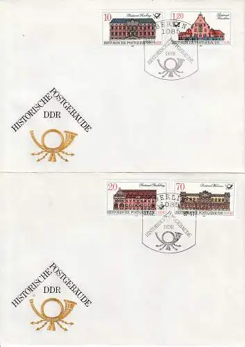 DDR  Nr FDC 3067/70