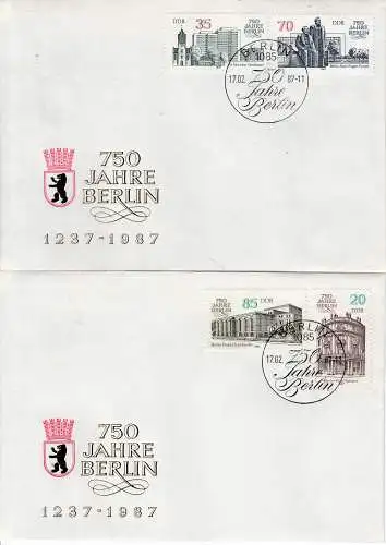 DDR  Nr FDC 3071/74