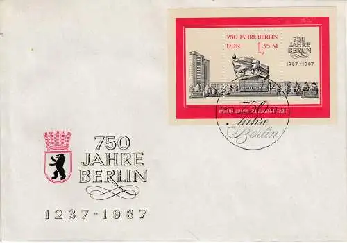 DDR  Nr FDC Block 89