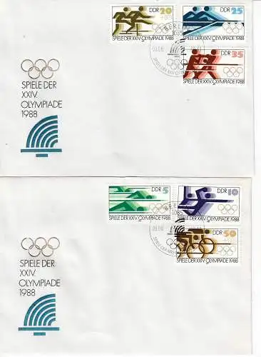 DDR  Nr FDC 3183/88