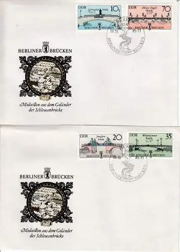 DDR  Nr FDC 2972/75 I