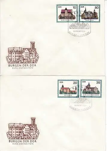 DDR  Nr FDC 2976/79