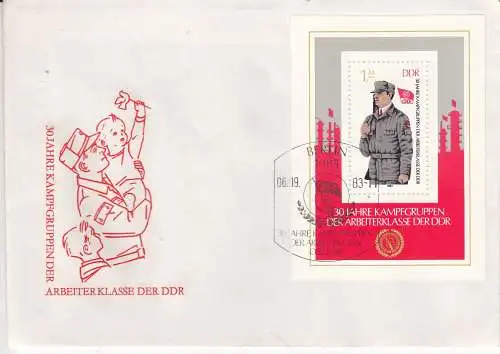 DDR  Nr FDC Block 82