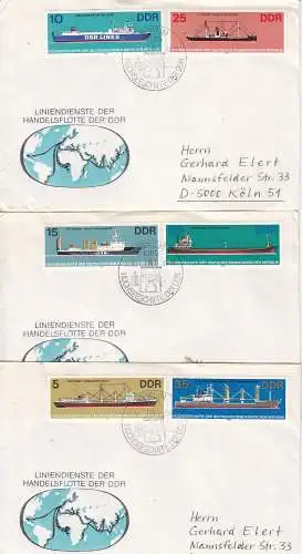 DDR  Nr FDC 2709/14