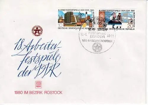 DDR  Nr FDC 2514/15