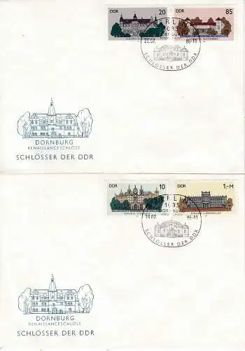 DDR  Nr FDC 3032/35