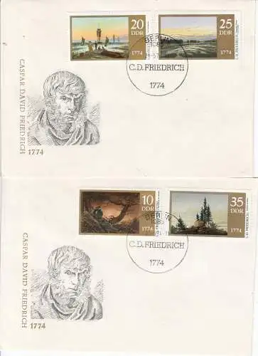 DDR  Nr FDC 1958/61