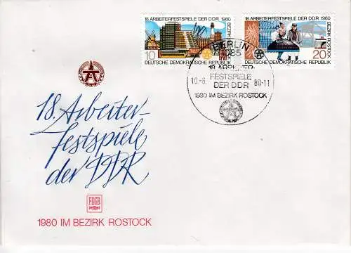 DDR  Nr FDC 2514/15
