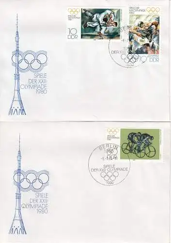 DDR  Nr FDC 2528/30